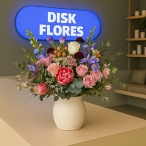 Flores do Campo com Vaso de Cerâmica