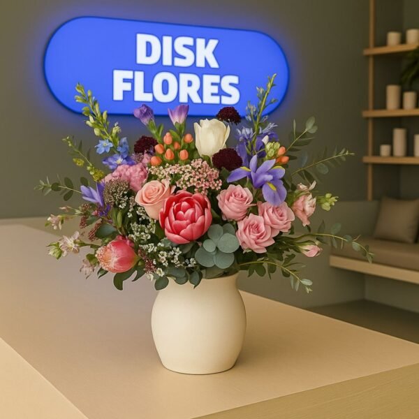 Flores do Campo com Vaso de Cerâmica