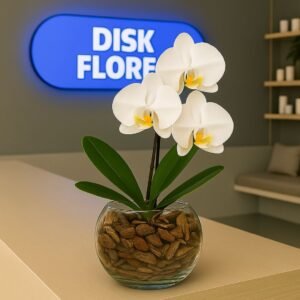 Orquídea no Aquário